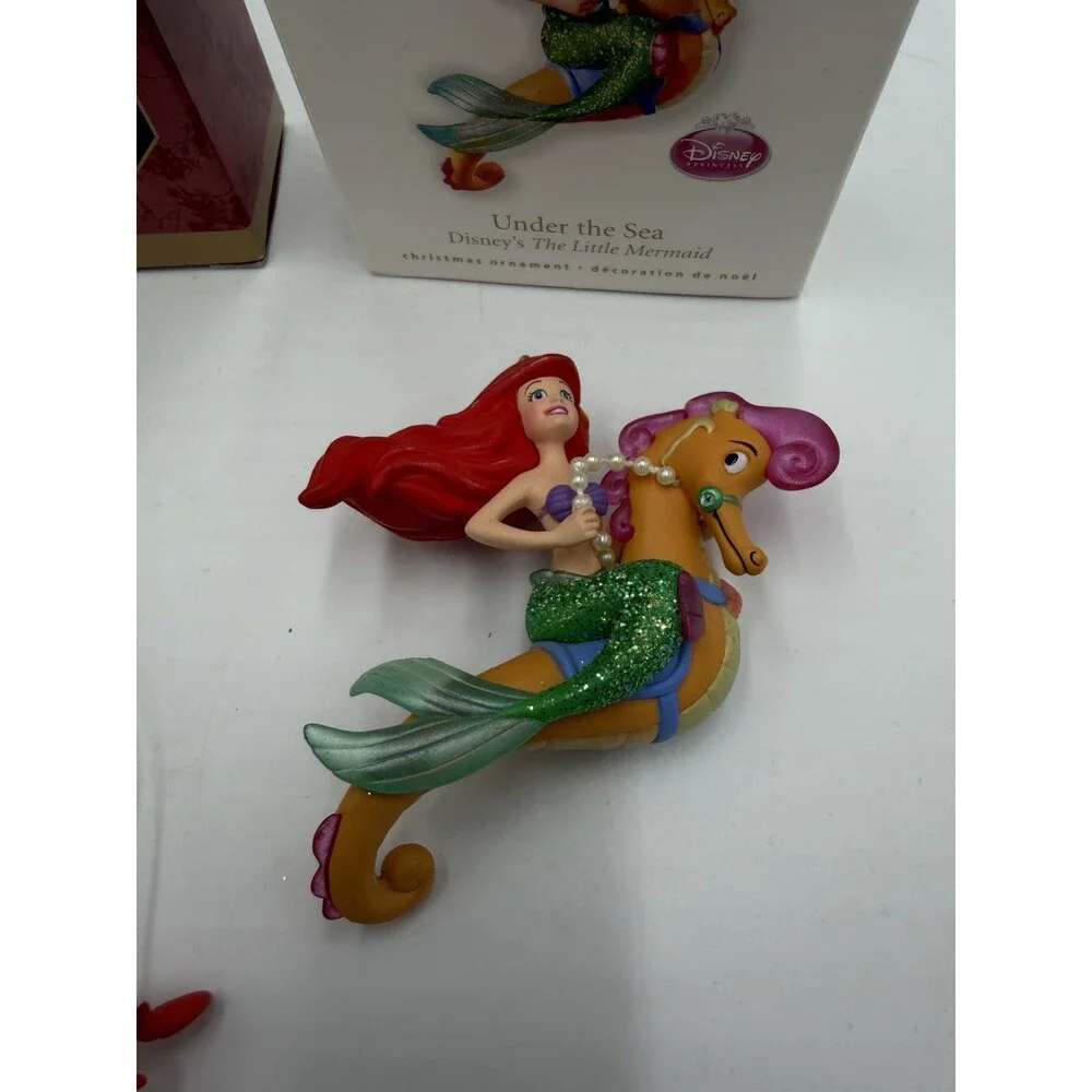 Hallmark Disney Little Mermaid Ariel & Under The Sea Christmas Ornaments